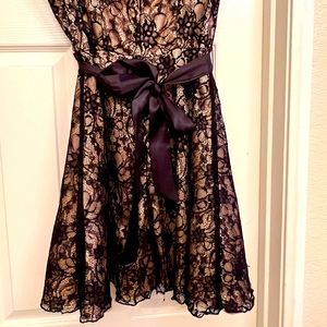 Black & Gold Cocktail Dress